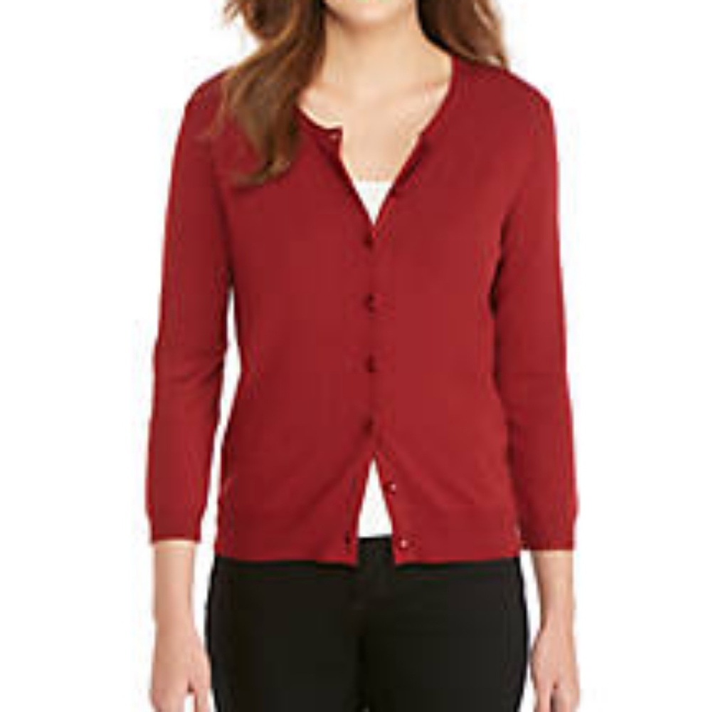 Limited Cardigan 100% Cotton Teal Med